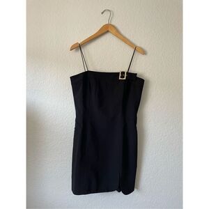 NWT LBD Amanda Uprichard Woman’s strapless Black Dress Size L